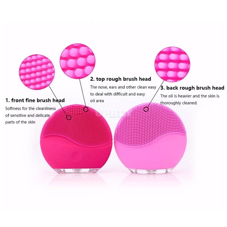 Facial Cleansing JMY04 Electric Vibration Brush Skin Pore Cleanser Waterproof Silicone Face Massager Remove Blackhead