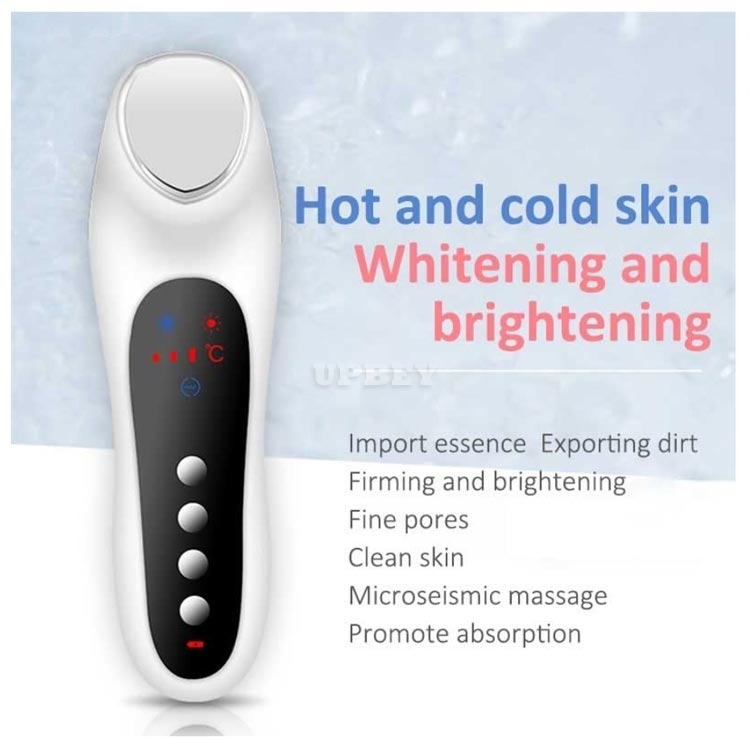 Ultrasonic Vibration Hot And Cold XN-8060 Negative Ion Cryotherapy Wrinkle Remover Essence Hammer Face Massage Instrument