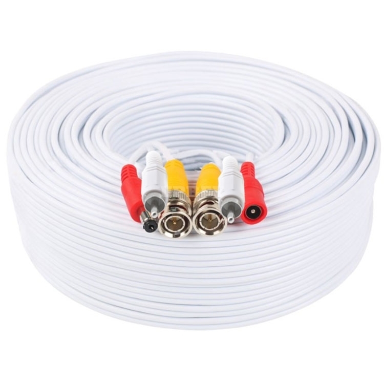 BNC+RCA+DC connector 3 in 1 CCTV Power Video Audio Extension Plug and Play Cable Wire for CCTV Security Camera System