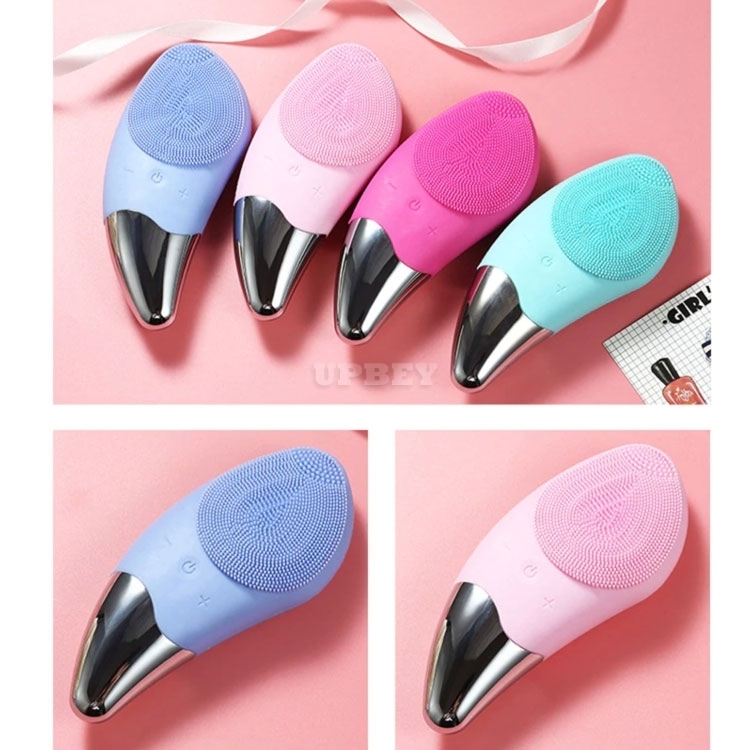 Facial Cleansing Electric Silicone Brush Face Cleansing DI01 Vibration Skin Massage Ultrasonic Beauty Tool