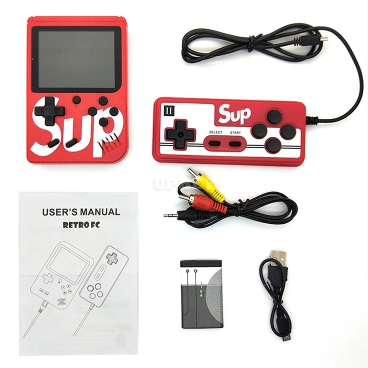 400 in 1 SUP Portable Handheld Console Retro Games + Controller 2 Players Included Nostalgic