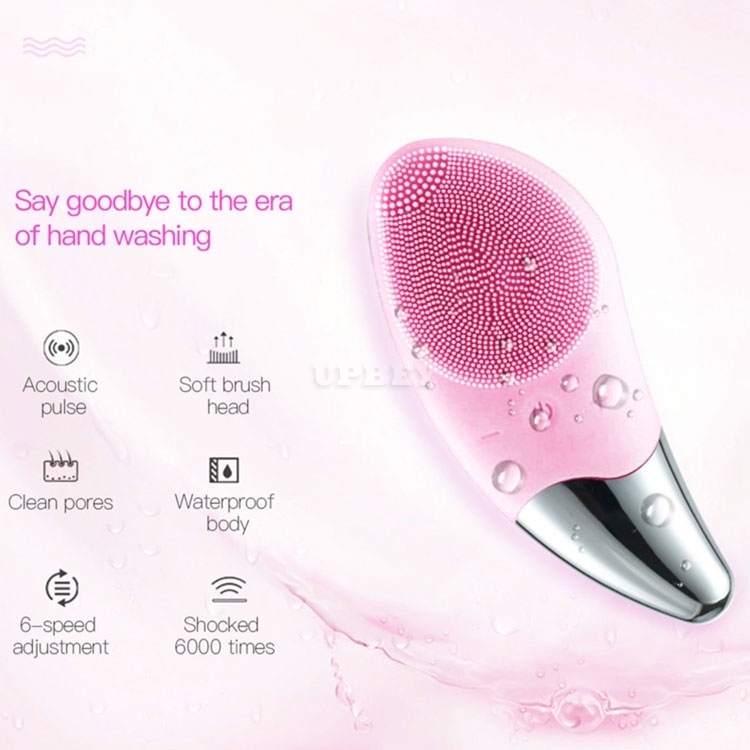 Facial Cleansing Electric Silicone Brush Face Cleansing DI01 Vibration Skin Massage Ultrasonic Beauty Tool