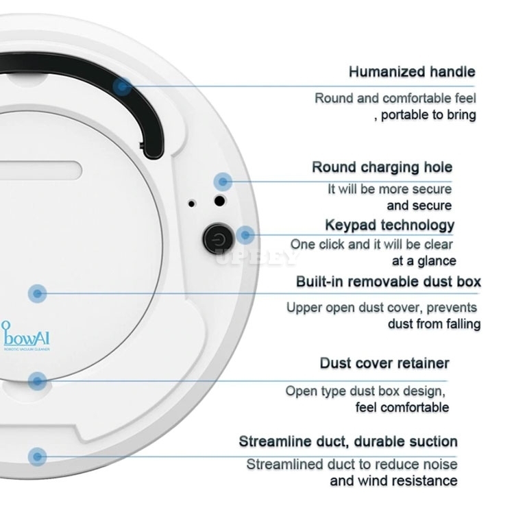 Robot Vacuum Cleaner Multifunctional Smart Floor 3in1 Auto Rechargeable Sweeping Dry Wet