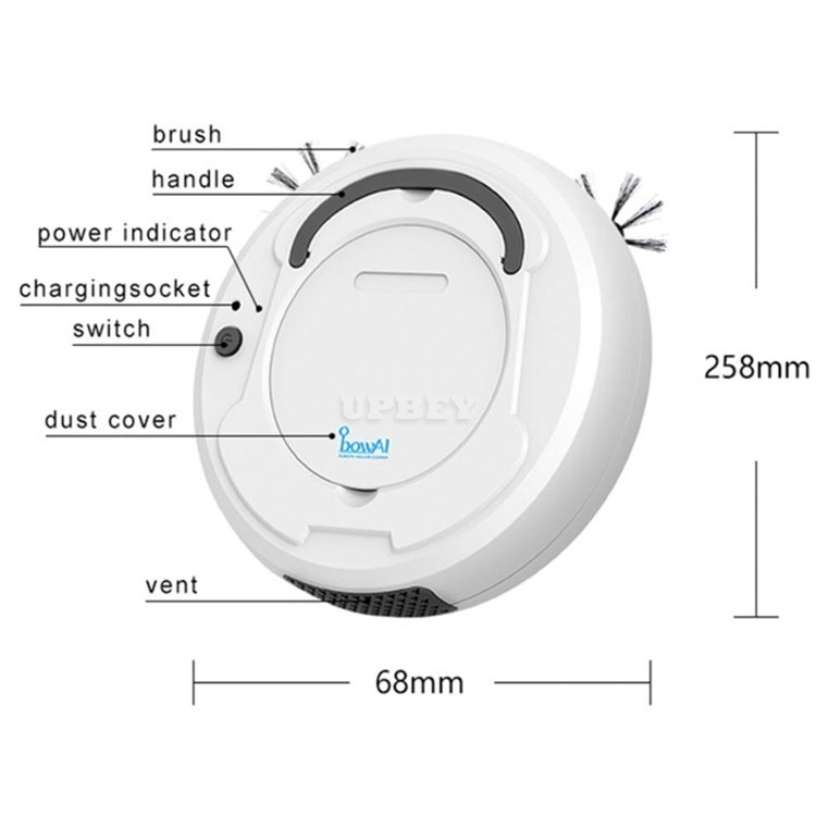 Robot Vacuum Cleaner Multifunctional Smart Floor 3in1 Auto Rechargeable Sweeping Dry Wet
