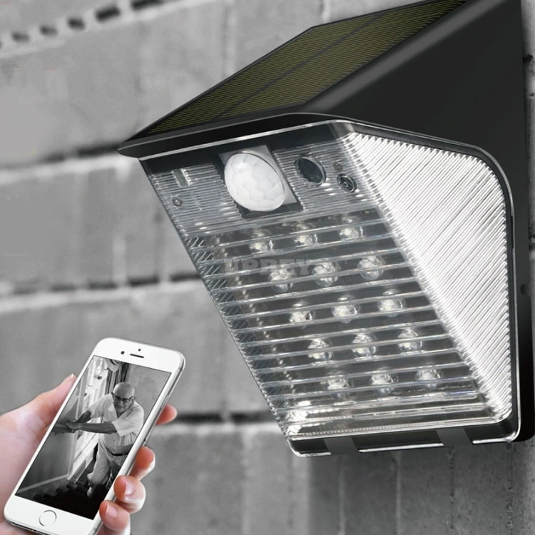 2in1 Wireless Camera HD 1080P Solar Energy Panel 15 Led Light Saving Power IP 2MP GTW1 Waterproof Outdoor WIFI Security CCTV
