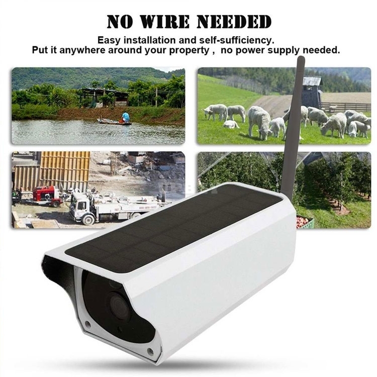 1080P Solar IP HD Camera 2MP Wireless Wi-fi Security Surveillance IP67 Waterproof Outdoor IR Night Vision TNSA1