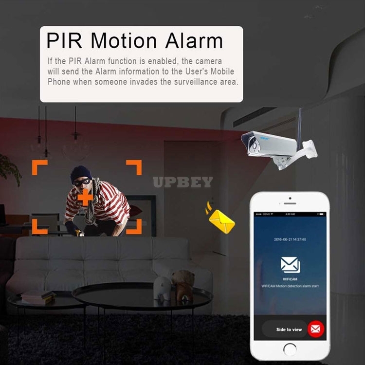 1080P Solar IP HD Camera 2MP Wireless Wi-fi Security Surveillance IP67 Waterproof Outdoor IR Night Vision TNSA1
