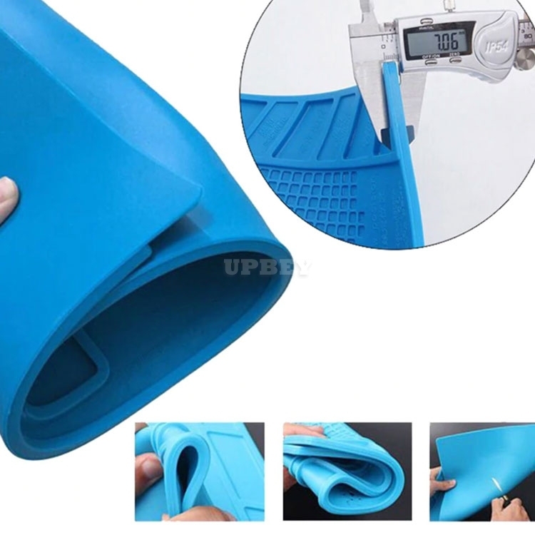 Kaisi S-160 45x30cm Silicone Desk Pad for Soldering Station Iron Computer PC Platform Repair Mat Magnetic Heat Insulation