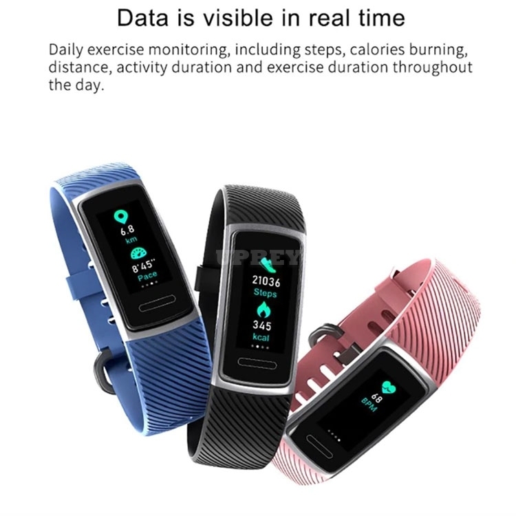 ID152 Smart Watch Band IP68 Waterproof Heart Rate Wristband Fitness Tracker Sport Bracelet Sleep Monitor for Men and Women