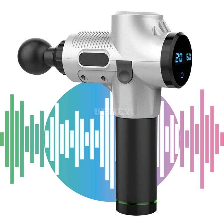 ND25 Electric Gun Body Massage Therapy Deep Vibration Zone Massager 1200-3300r/min for Body Health & Muscle Relaxation with Bag