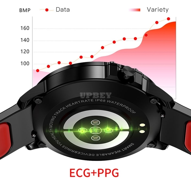 Smart Watch L8 for Men Heart Rate With ECG PPG Bracelet Band Bluetooth Blood Pressure for Sports Fitness Waterproof IP68