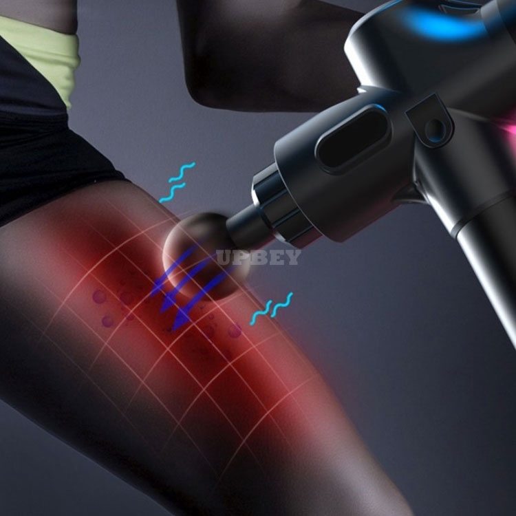 ND25 Electric Gun Body Massage Therapy Deep Vibration Zone Massager 1200-3300r/min for Body Health & Muscle Relaxation with Bag