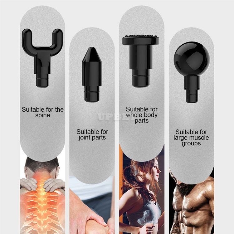 ND25 Electric Gun Body Massage Therapy Deep Vibration Zone Massager 1200-3300r/min for Body Health & Muscle Relaxation with Bag