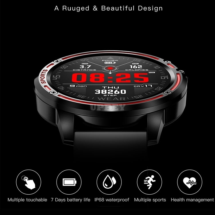 Smart Watch L8 for Men Heart Rate With ECG PPG Bracelet Band Bluetooth Blood Pressure for Sports Fitness Waterproof IP68