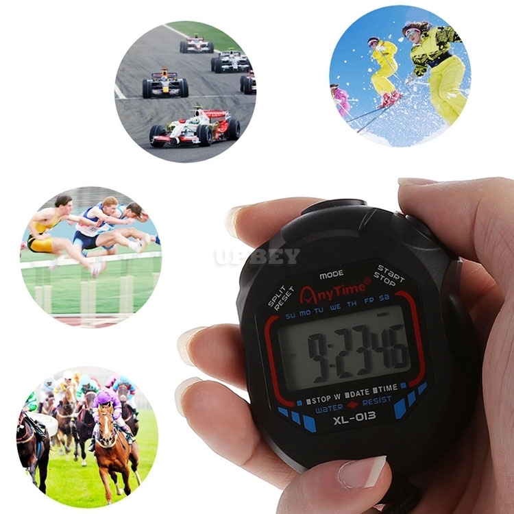Professional Sports Match Stopwatch Digital Handheld LCD Display Timer Running Sport Run XL-013