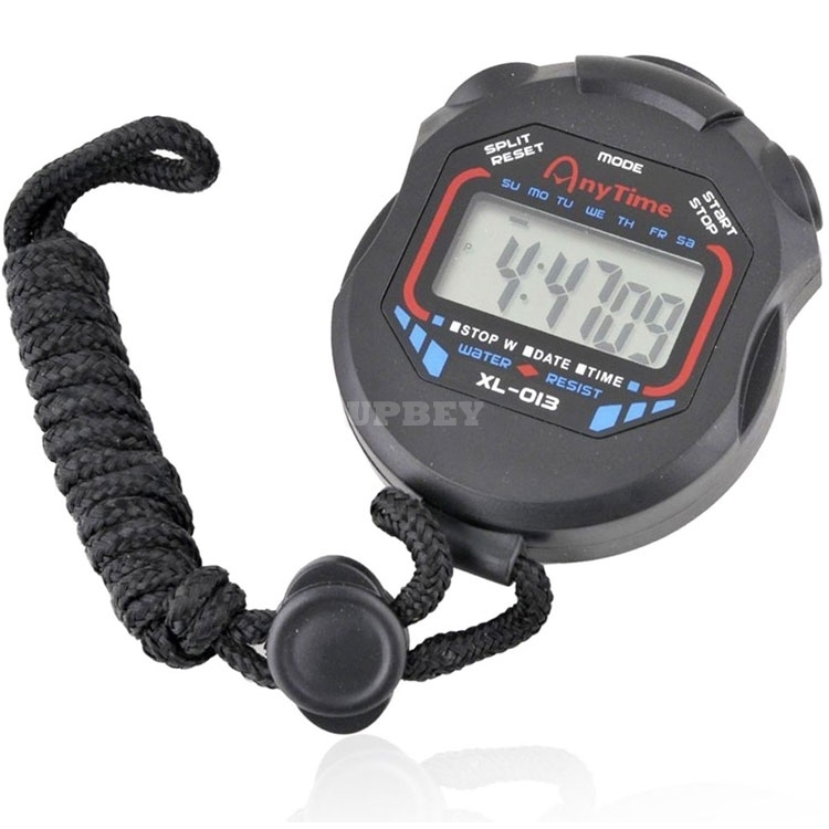 Professional Sports Match Stopwatch Digital Handheld LCD Display Timer Running Sport Run XL-013