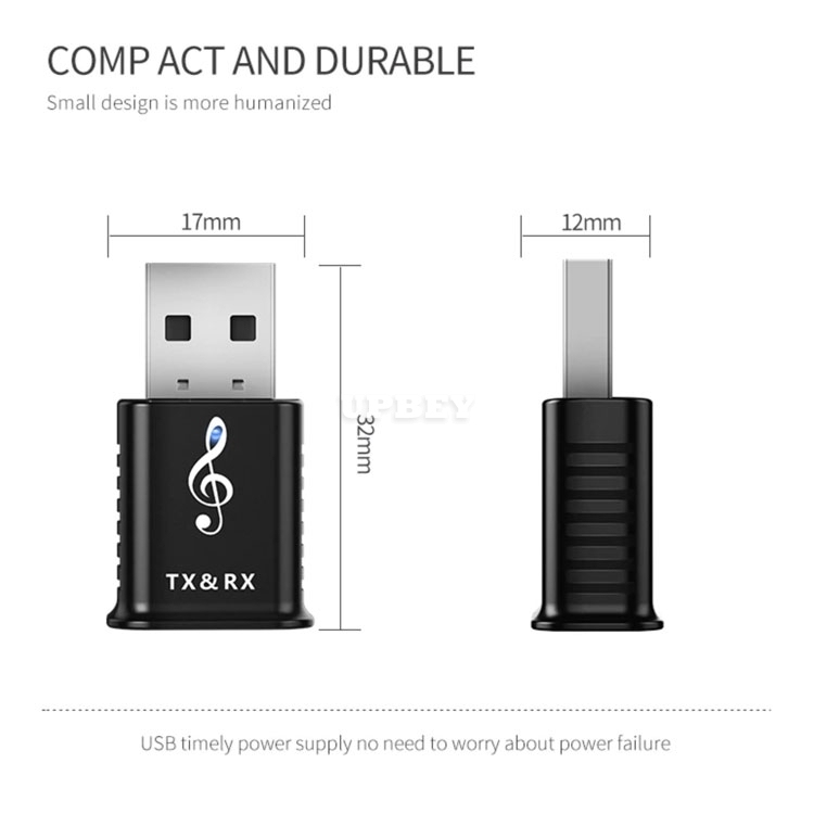 2in1 Adapter MSD168 Receiver Transmitter 3.5mm HIFI Stereo AUX Bluetooth v5.0 For Car Speaker TV