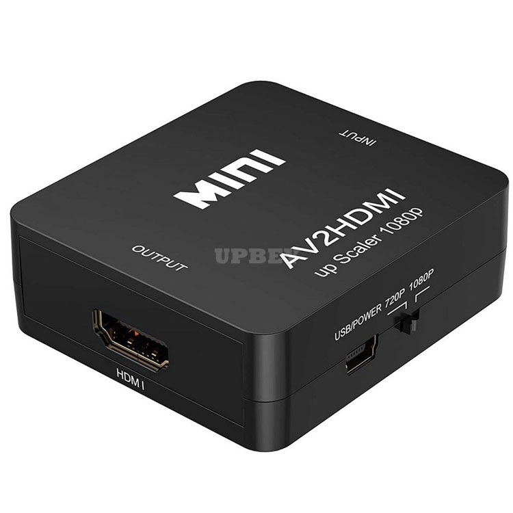 Adapter Video Box Converter From Analog RGB AV RCA F CVBS to HDMI F digital av2hdmi for HD TV PC DVD Projector