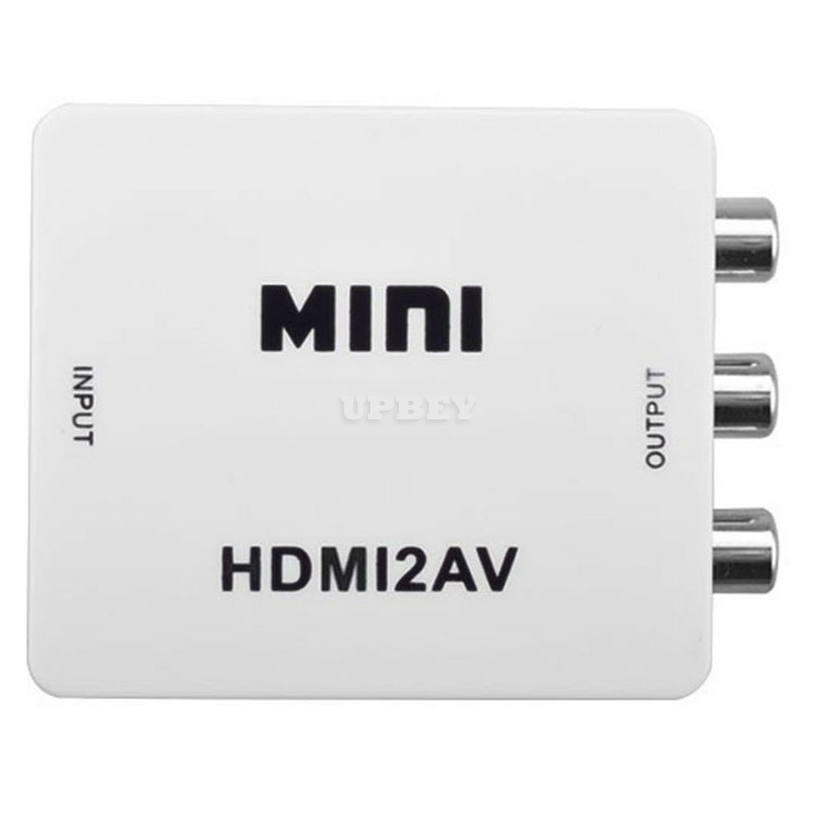 1080p HDMI to AV Video Converter Box Interface HDMI2AV RCA AV HDMI CVBS to HDMI Adapter for HDTV TV PC DVD Projector