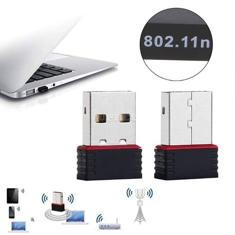 Mini USB Wireless Adapter 802.11N Wifi 150Mbps USB 2.0 Receiver Network Dongle MT7601 Card For Desktop Laptop Support MAC Windows