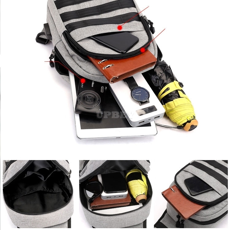 Backpack FL863 Travel Hand Bag Smart Casual Waterproof for Guy Men Women School Trip With USB Charging Anti theft