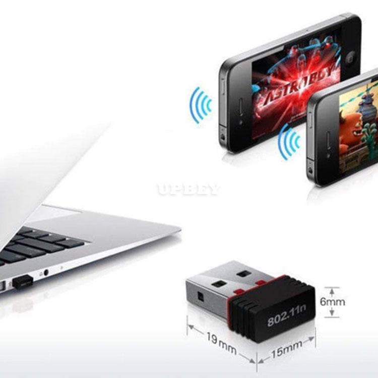 Mini USB Wireless Adapter 802.11N Wifi 150Mbps USB 2.0 Receiver Network Dongle MT7601 Card For Desktop Laptop Support MAC Windows