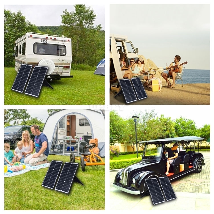 Solar Panel 12V 20W USB with Car Charger for Outdoor Camping Mountain Emergency SP01 Light Mono Crystalline Waterproof