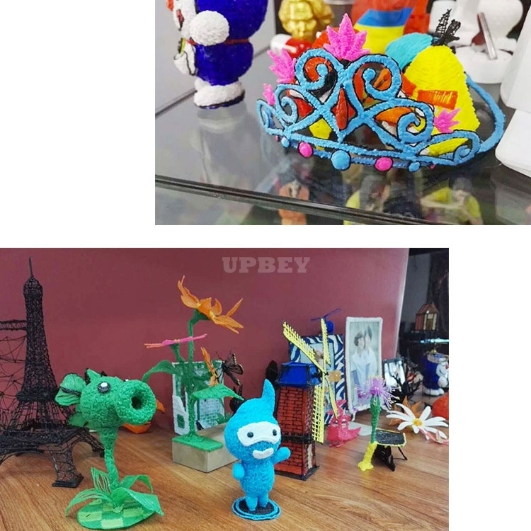 3D Printing Pen LED Screen DIY 100m ABS Filament Creative Toy Gift For Kids Design Drawing School