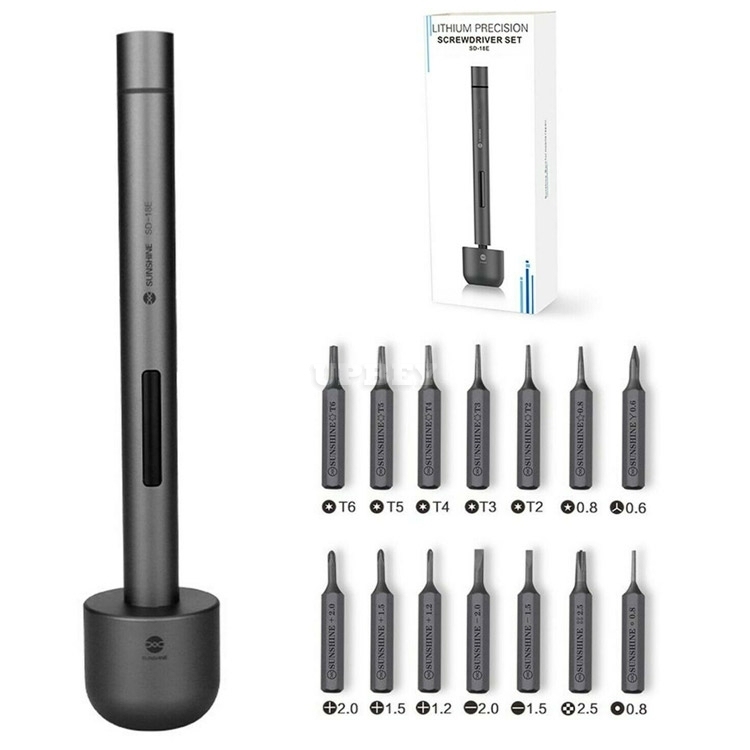 Professional Screwdriver Electric Sunshine SD-18E Mini Lithium LED Lighting For iPhone / iPad / Table / Camera Repair