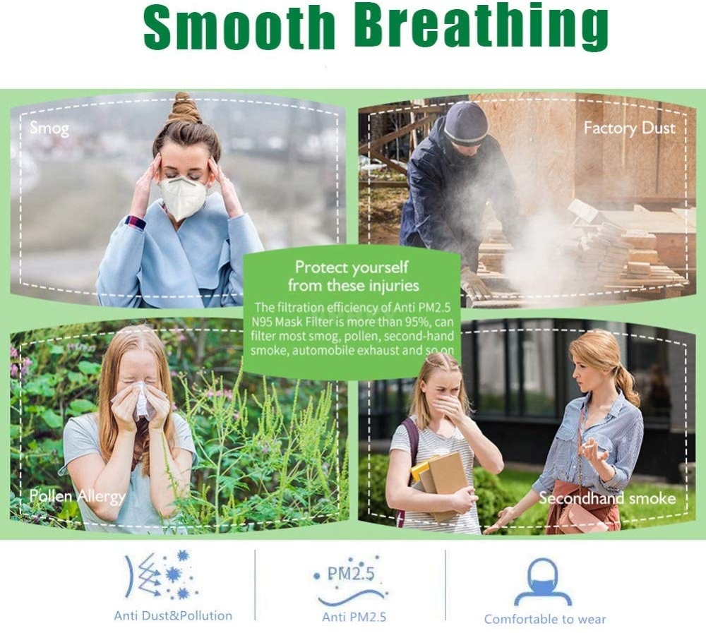 Disposable Mask Medical Mask Mouth Face Mask KN95 50pcs