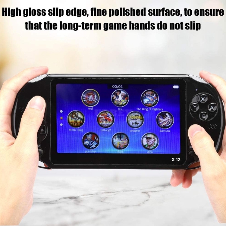 Game Console X12 Handheld GBA Color Screen Game Host for FC and NES Games Black