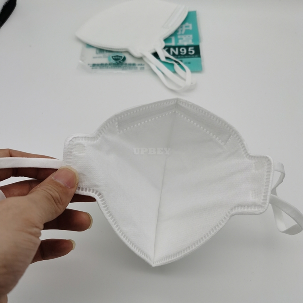 2pcs/bag Anti-smog Masks Riding Sport Dustproof Adult N95 Protective Masks white
