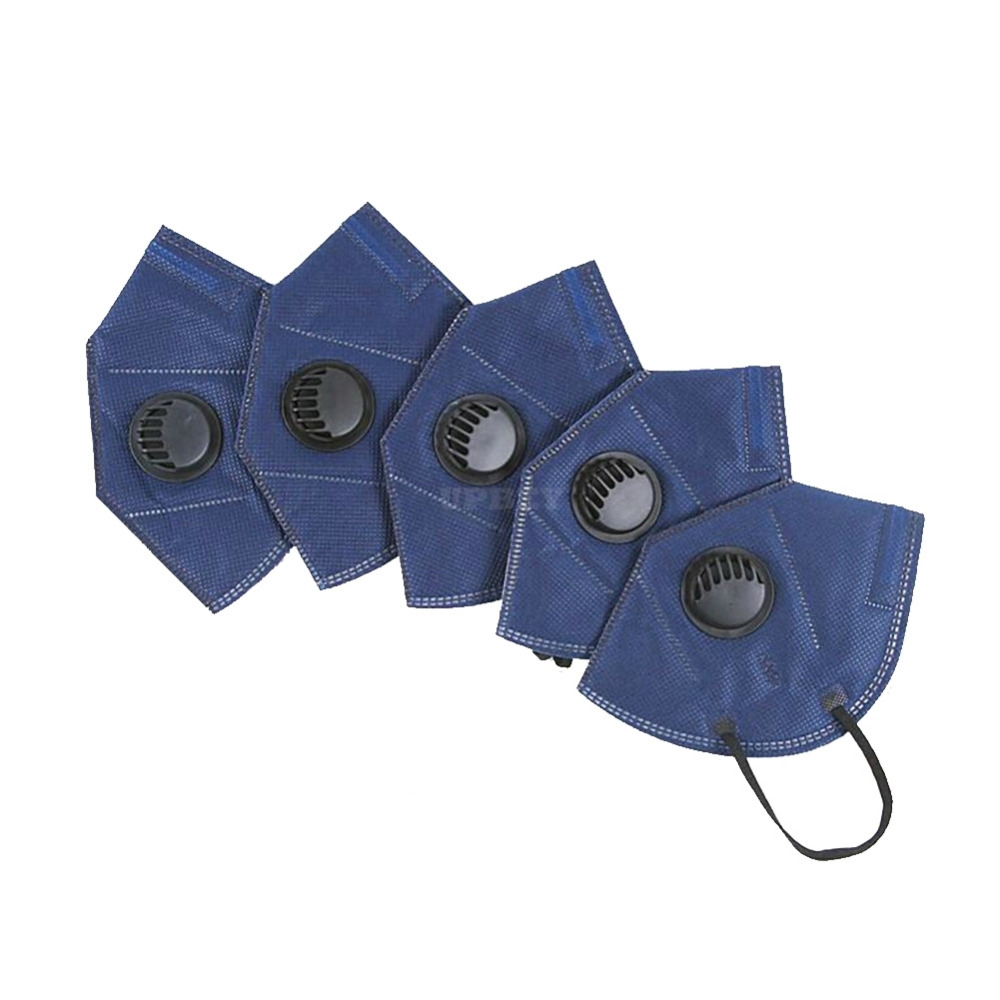 5pcs/set Disposable Activated Carbon Anti-smog Dustproof KN95 Respirator