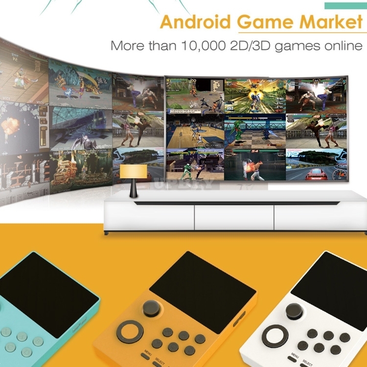 POWKIDDY A19 Arcade Box Mini Handheld Android Super Retro Console IPS Screen built-in 3000+Games 30 3D Games WiFi Download