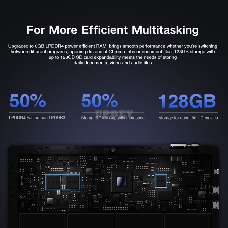 CHUWI Hi10 X 10.1 inch FHD Screen Intel N4100 Quad Core 6GB RAM 128GB ROM Windows Tablets Dual Band 2.4G/5G Wifi BT5.0 black_Tablet + Pen + Keyboard