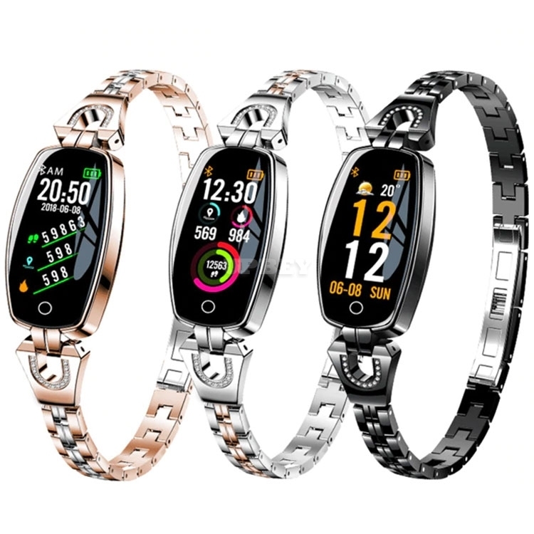 H8 Women Elegant Band Sport Smart Watch Fitness Bracelet Heart Rate Blood Pressure Female Wristband