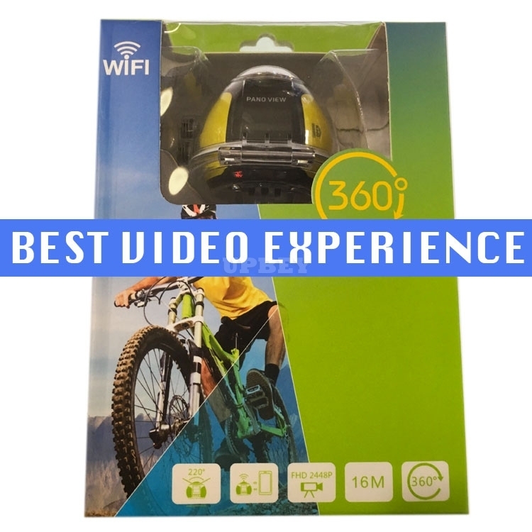 V1 360 Degree Panorama Sport Action Camera Wifi Mini 2448*2448 Ultra HD Driving VR 4k