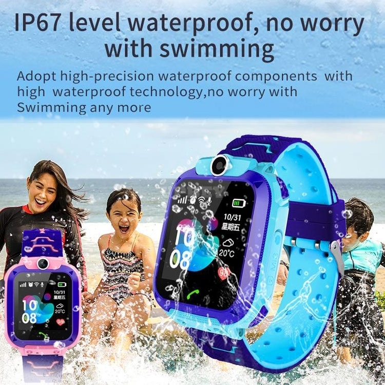 For Kids Q12B Children's Smart Watch Android Wristband Insert Card 2G Waterproof Remote GPS Locator Camera Call Anti-lost