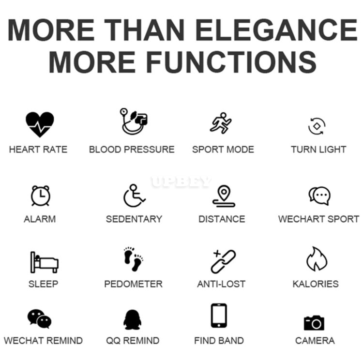 H8 Women Elegant Band Sport Smart Watch Fitness Bracelet Heart Rate Blood Pressure Female Wristband