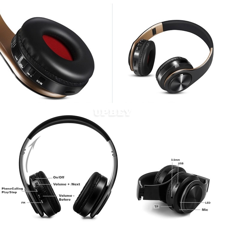 Super Bass BT10 Wireless Headset Bluetooth 5.0 With Mic Reader FM Radio 10h Play Music for Smartphone