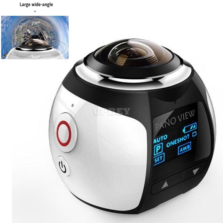 V1 360 Degree Panorama Sport Action Camera Wifi Mini 2448*2448 Ultra HD Driving VR 4k