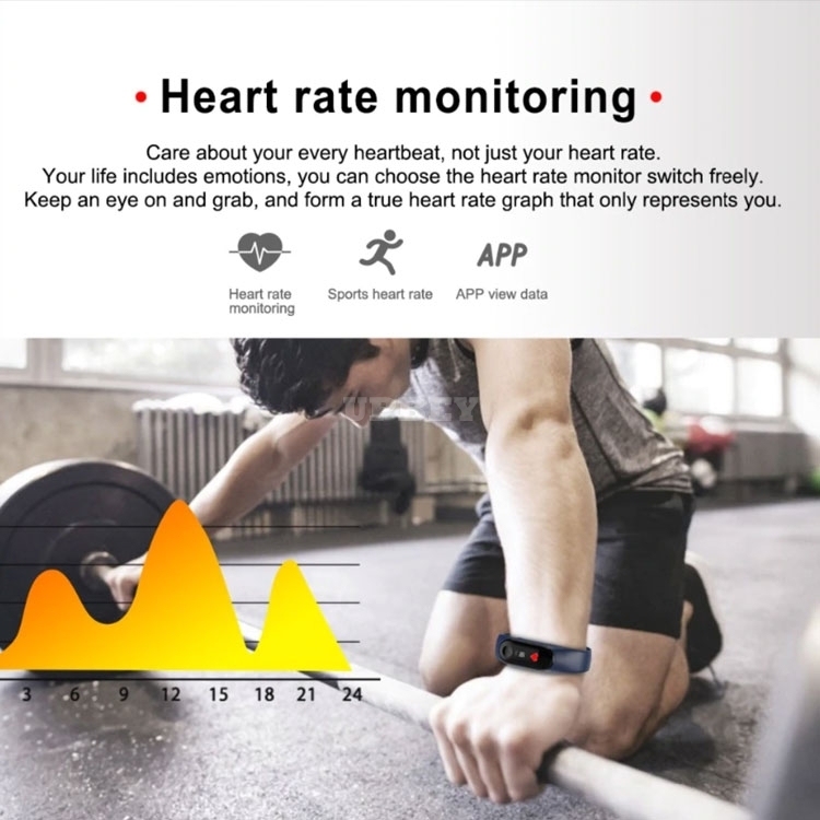 SmartWatch M3 Plus Sport Fitness Wristband Tracker Bracelet Band Heart Rate