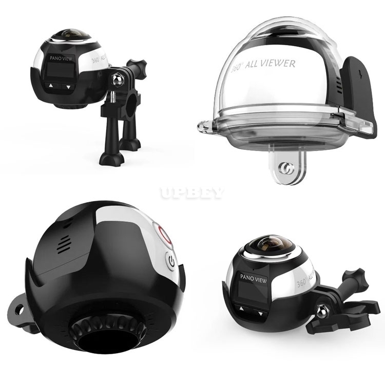 V1 360 Degree Panorama Sport Action Camera Wifi Mini 2448*2448 Ultra HD Driving VR 4k