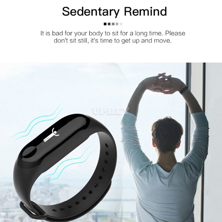SmartWatch M3 Plus Sport Fitness Wristband Tracker Bracelet Band Heart Rate