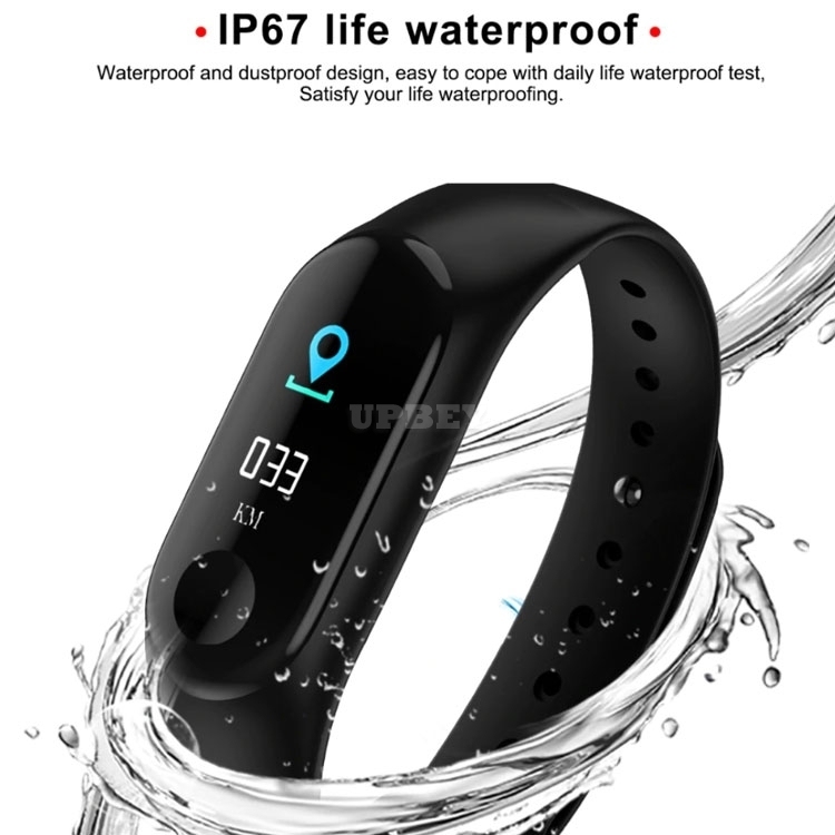 SmartWatch M3 Plus Sport Fitness Wristband Tracker Bracelet Band Heart Rate