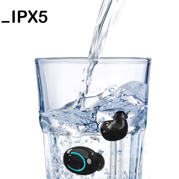 Q19 Tube Wireless Earphone Bluetooth V5.0 TWS Headphone 2600mAh Charging Bin LED Display Earbuds Headset Microphone