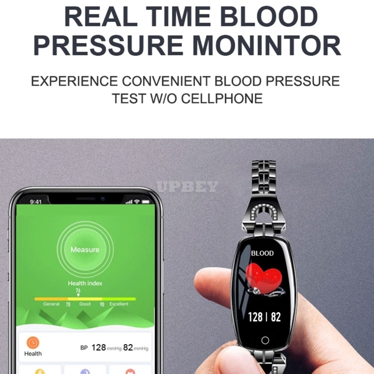 H8 Women Elegant Band Sport Smart Watch Fitness Bracelet Heart Rate Blood Pressure Female Wristband
