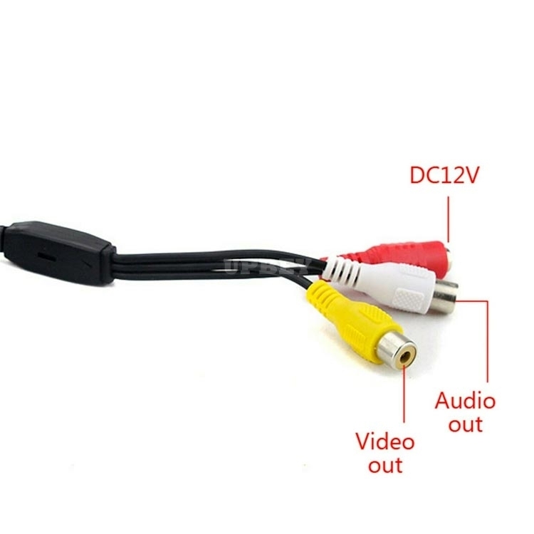 Mini Micro Camera 12V Color Video Camera 700TVL CMOS Sensor Audio Video Microphone For Security