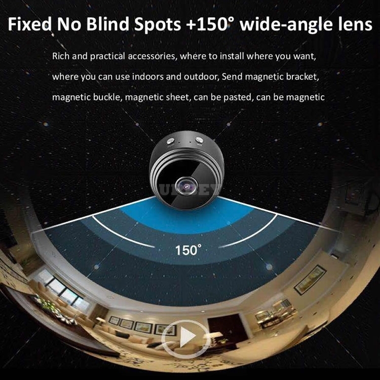 A9 Wifi Micro Camera IP Full HD 1080P Night Vision Motion Detection & Infrared Security Spy
