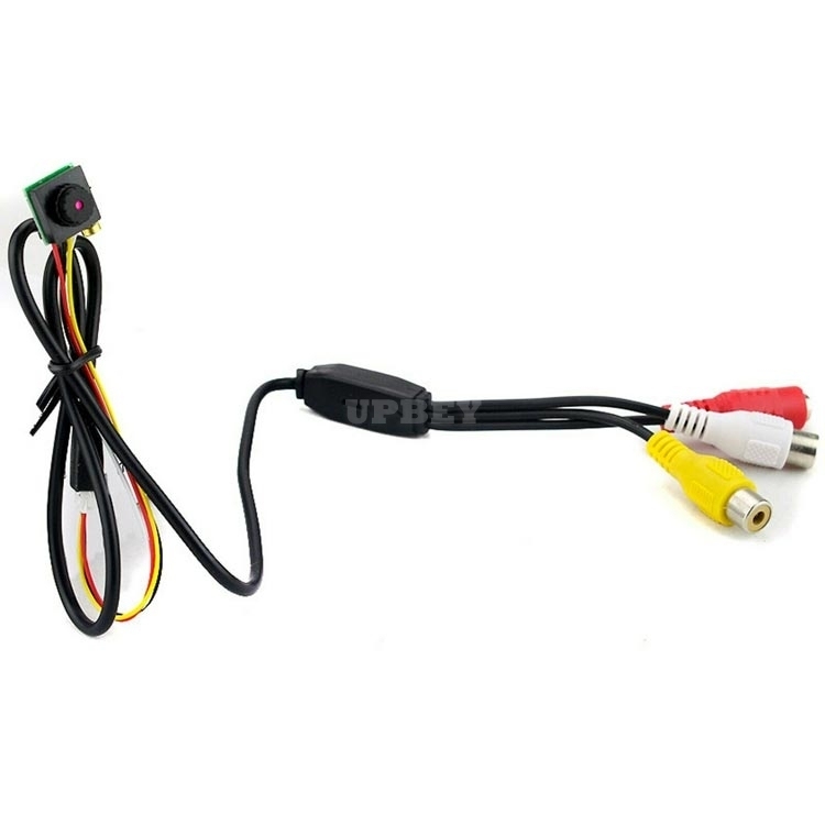 Mini Micro Camera 12V Color Video Camera 700TVL CMOS Sensor Audio Video Microphone For Security